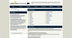 Desktop Screenshot of directoryoutdoor.com
