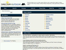 Tablet Screenshot of directoryoutdoor.com